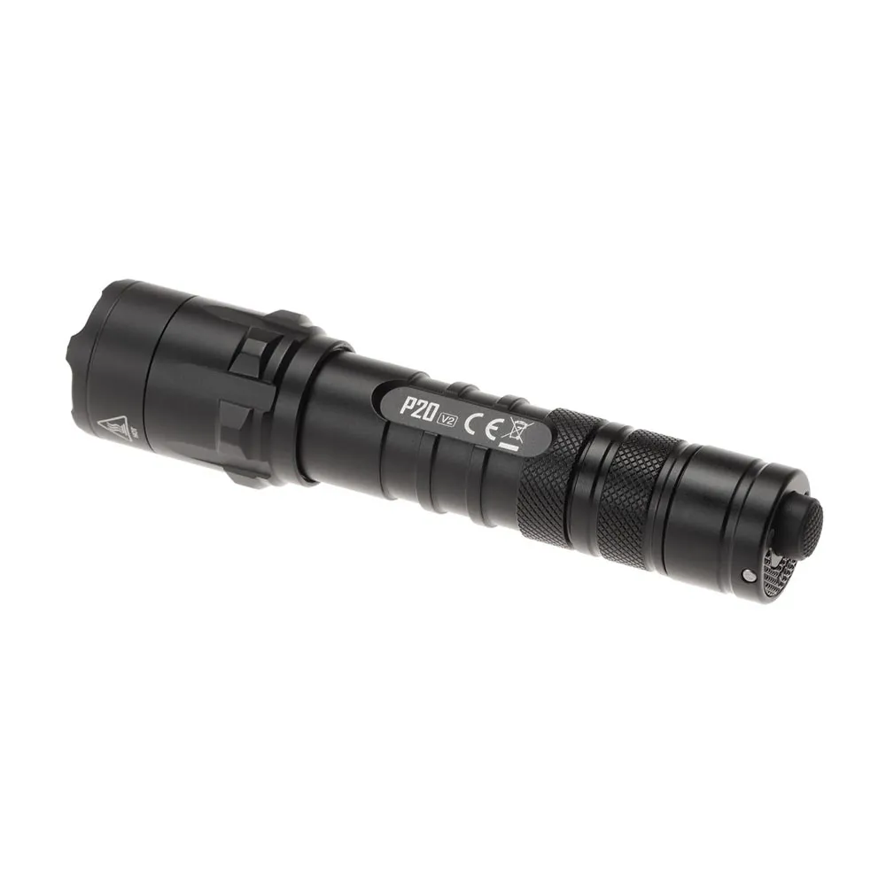 Nitecore P20 V2 Precise Tactical Lommelykt, Black, One Size