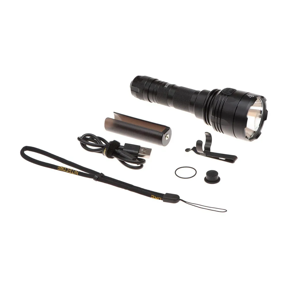 Nitecore P30 New Precise Tactical + Nl2150r Lommelykt, Black, One Size Nitecore P30 New Precise Tactical + Nl2150r Lommelykt, Black, One Size