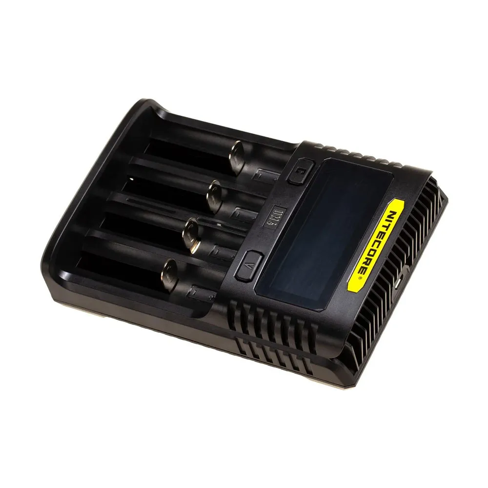 Nitecore Um4 Batterilader, Black, One Size