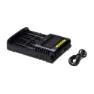 Nitecore Um4 Batterilader, Black, One Size