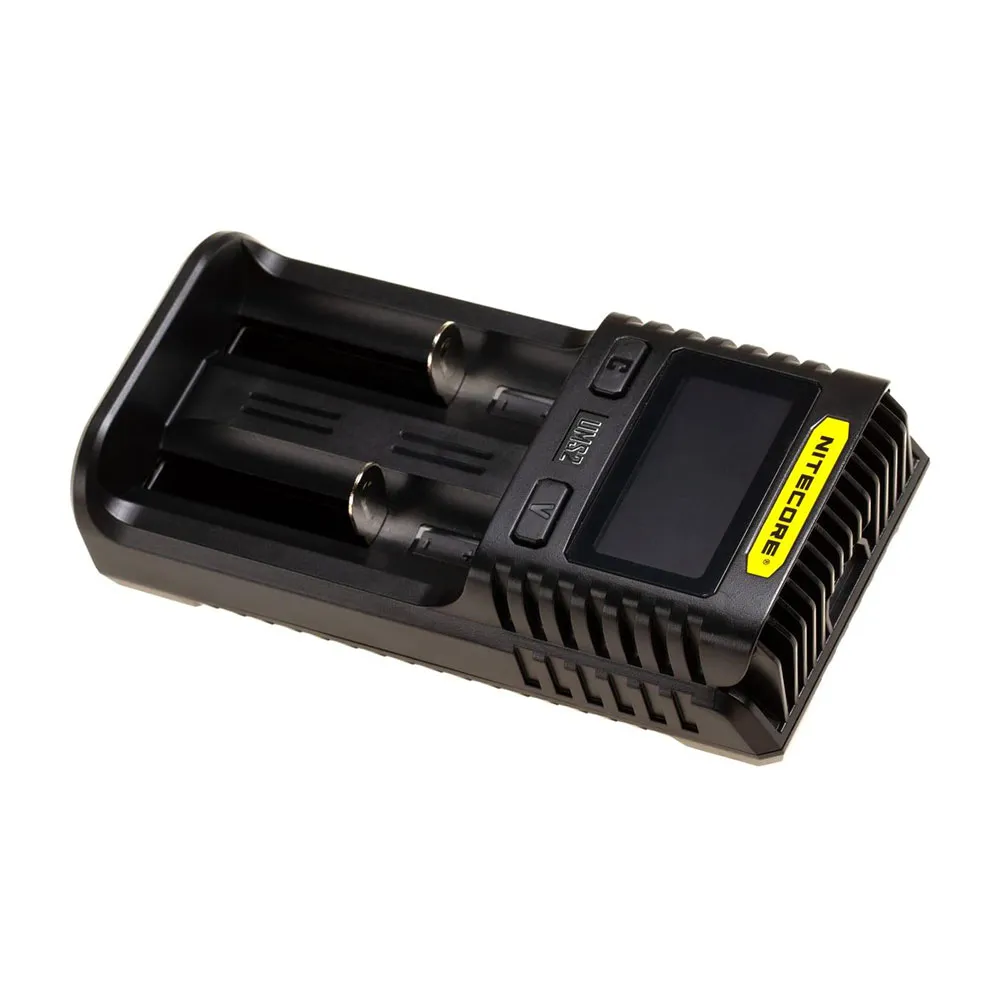 Nitecore Ums2 Batterilader, Black, One Size