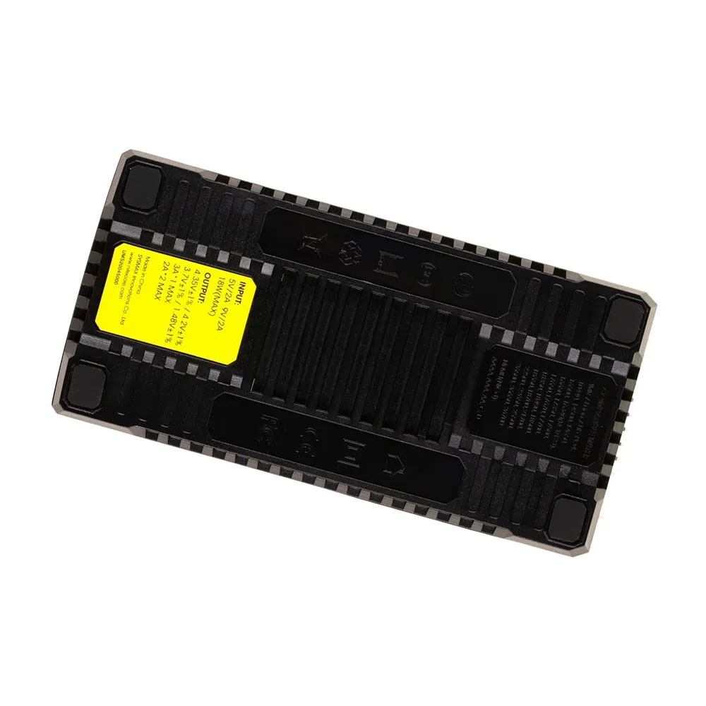 Nitecore Ums2 Batterilader, Black, One Size