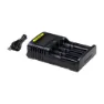 Nitecore Ums4 Batterilader, Black, One Size