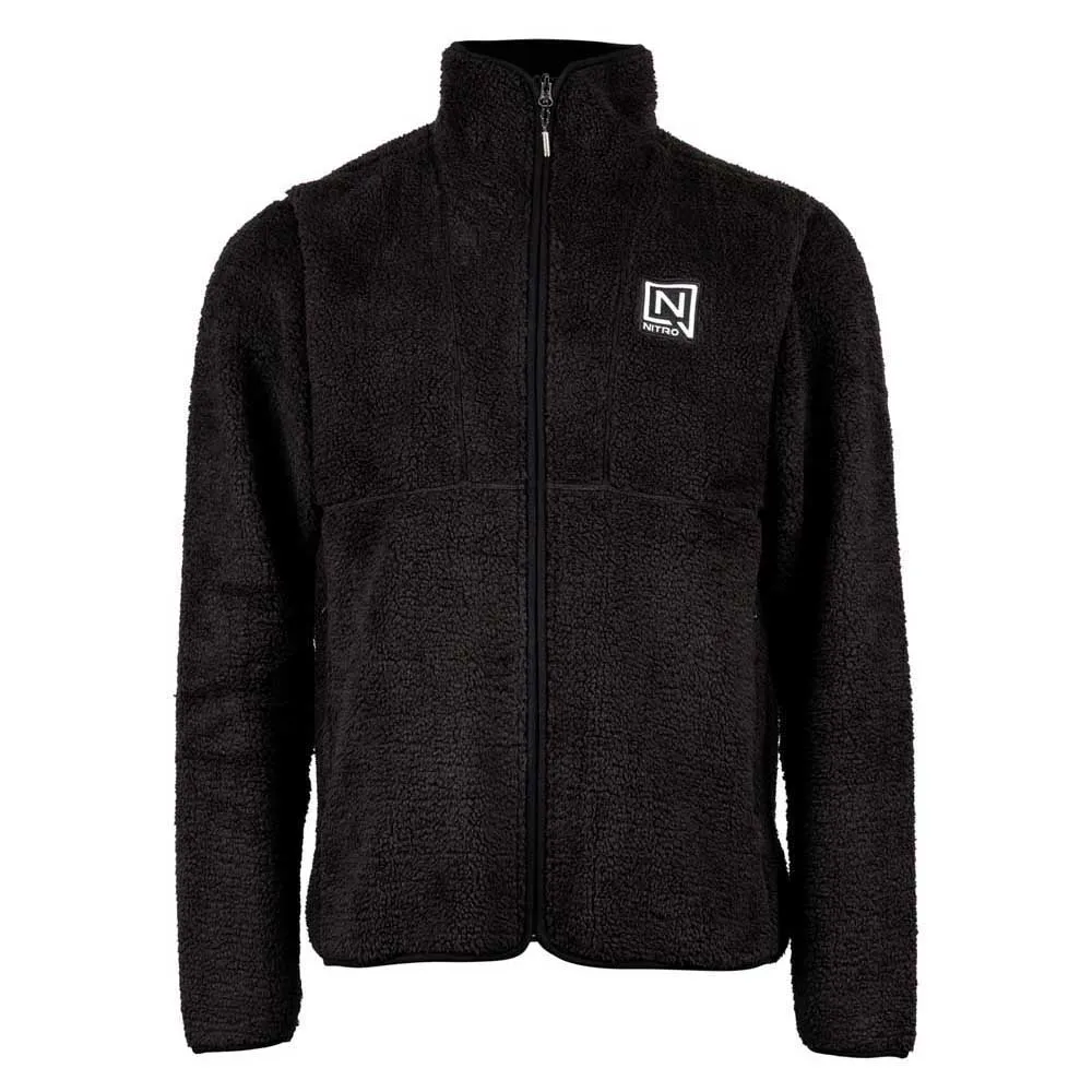 Nitro North Fleece Fleecejakke Med Full Glidelås, Black Nitro North Fleece Fleecejakke Med Full Glidelås, Black