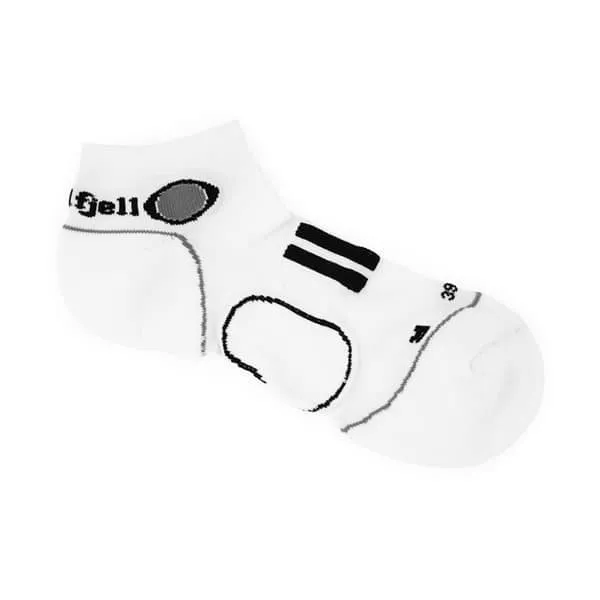 Nordfjell Running Sock, White/black 2