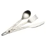 Nordisk Bestikksett 3 Enheter, Grey, One Size