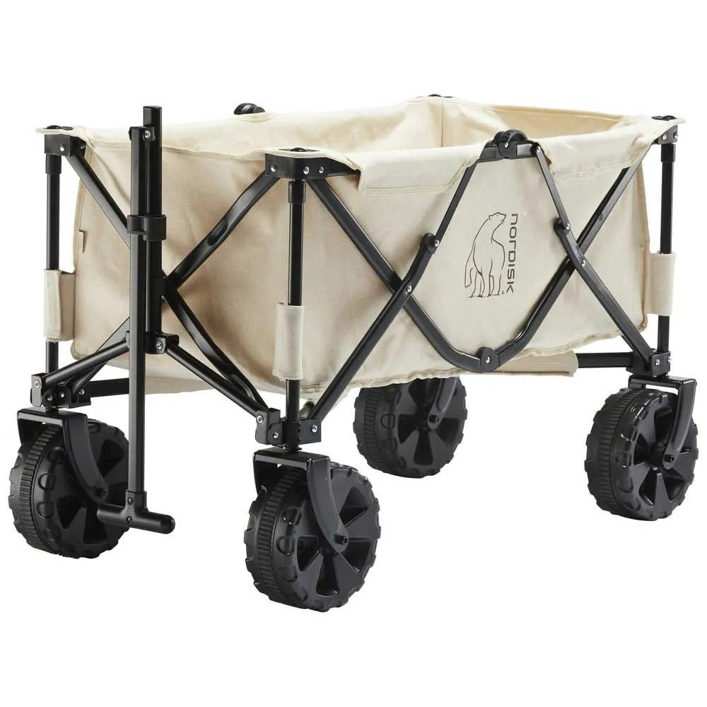 Nordisk Cotton Canvas Handlevogn, Natural, One Size Nordisk Cotton Canvas Handlevogn, Natural, One Size