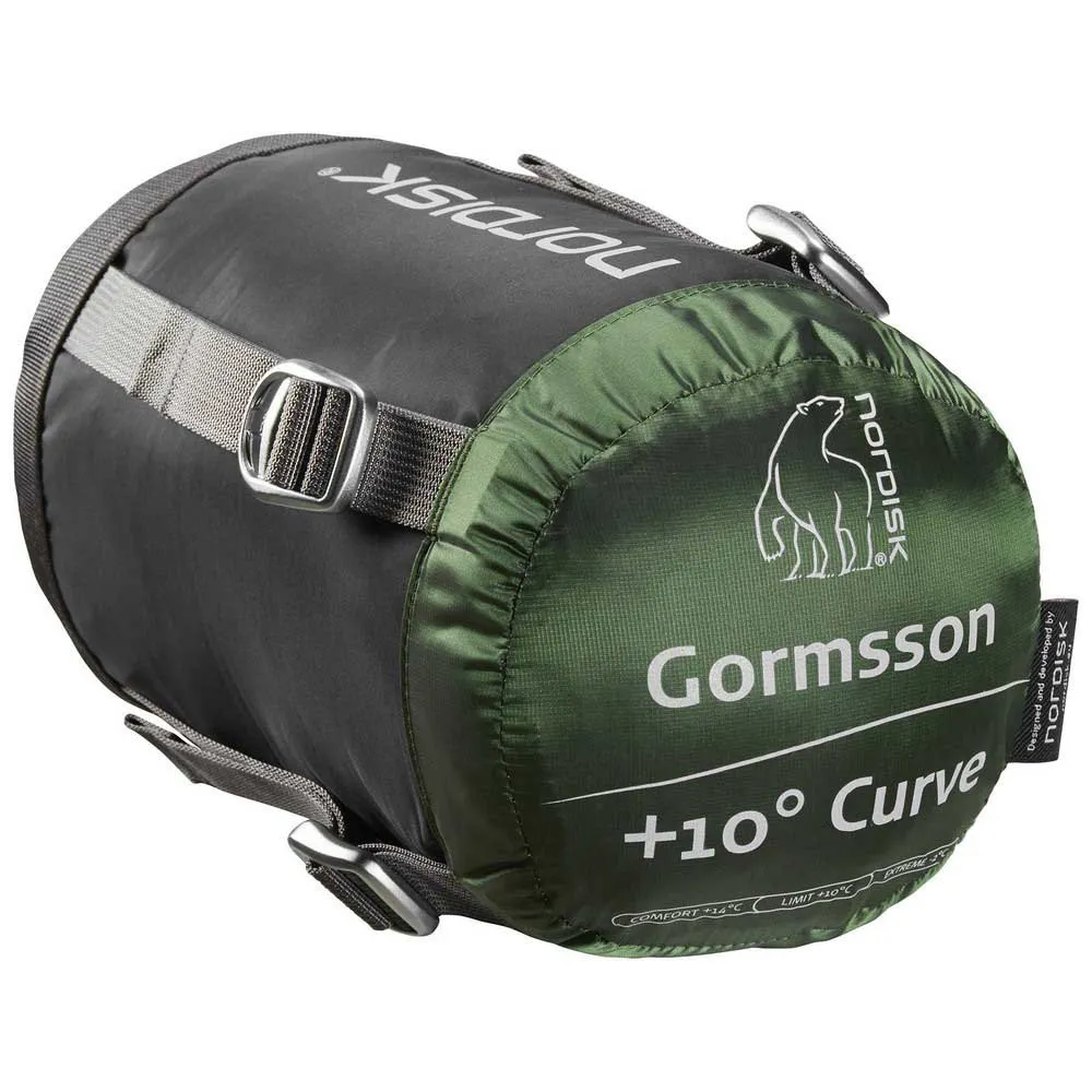 Nordisk Gormsson +10ºc Sovepose Refurbished, Artichoke green / mustard yellow / black