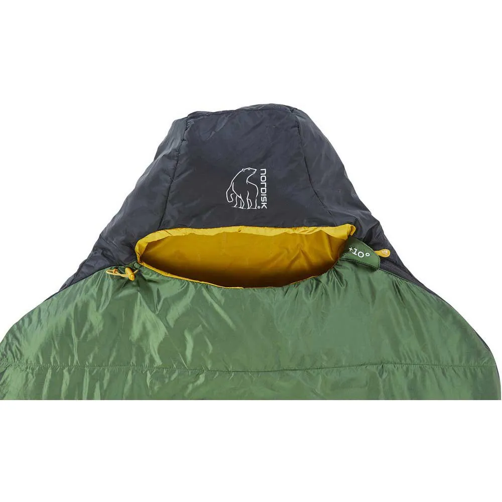 Nordisk Gormsson +10ºc Sovepose Refurbished, Artichoke green / mustard yellow / black