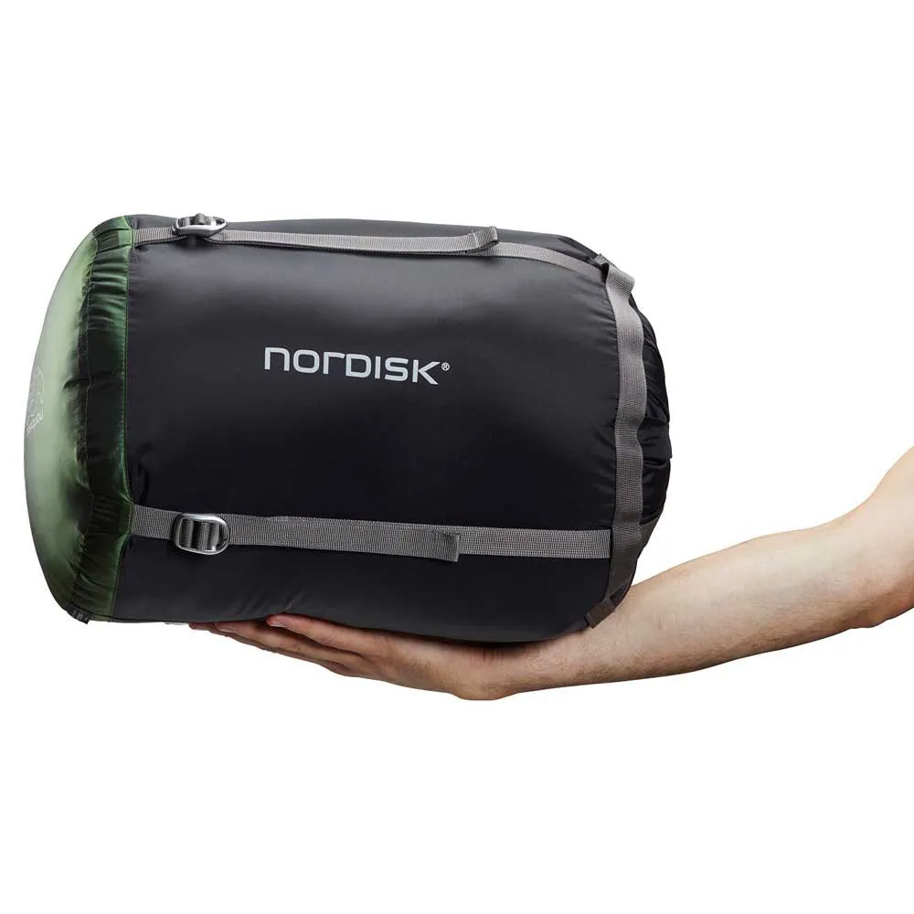 Nordisk Gormsson -20ºc Sovepose, Artichoke green / mustard yellow / black, Left Zipper