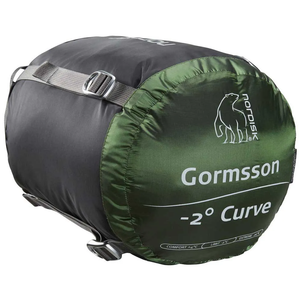 Nordisk Gormsson -2ºc Sovepose, Artichoke green / mustard yellow / black, Left Zipper Nordisk Gormsson -2ºc Sovepose, Artichoke green / mustard yellow / black, Left Zipper