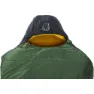 Nordisk Gormsson -2ºc Sovepose, Artichoke green / mustard yellow / black, Left Zipper