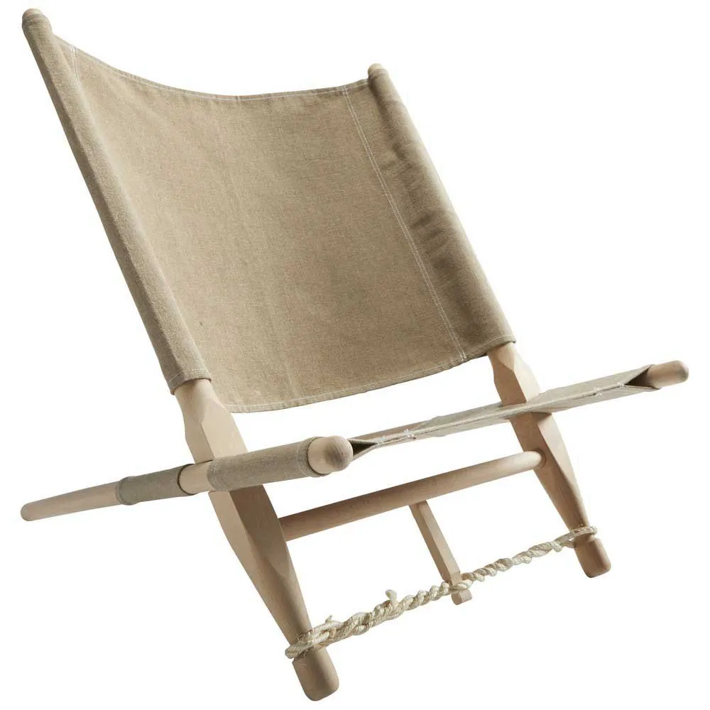 Nordisk Moesgaard Wooden Stol, Wood / cotton, One Size