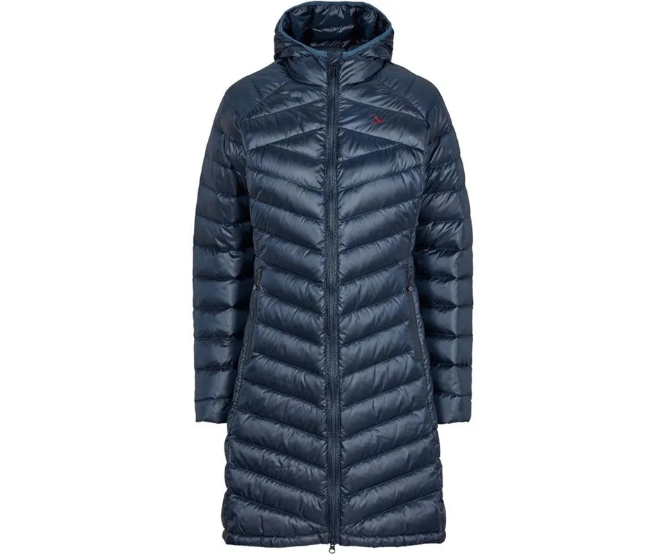 Nordisk Pearth Lightweight Down Coat Women, Dress blue