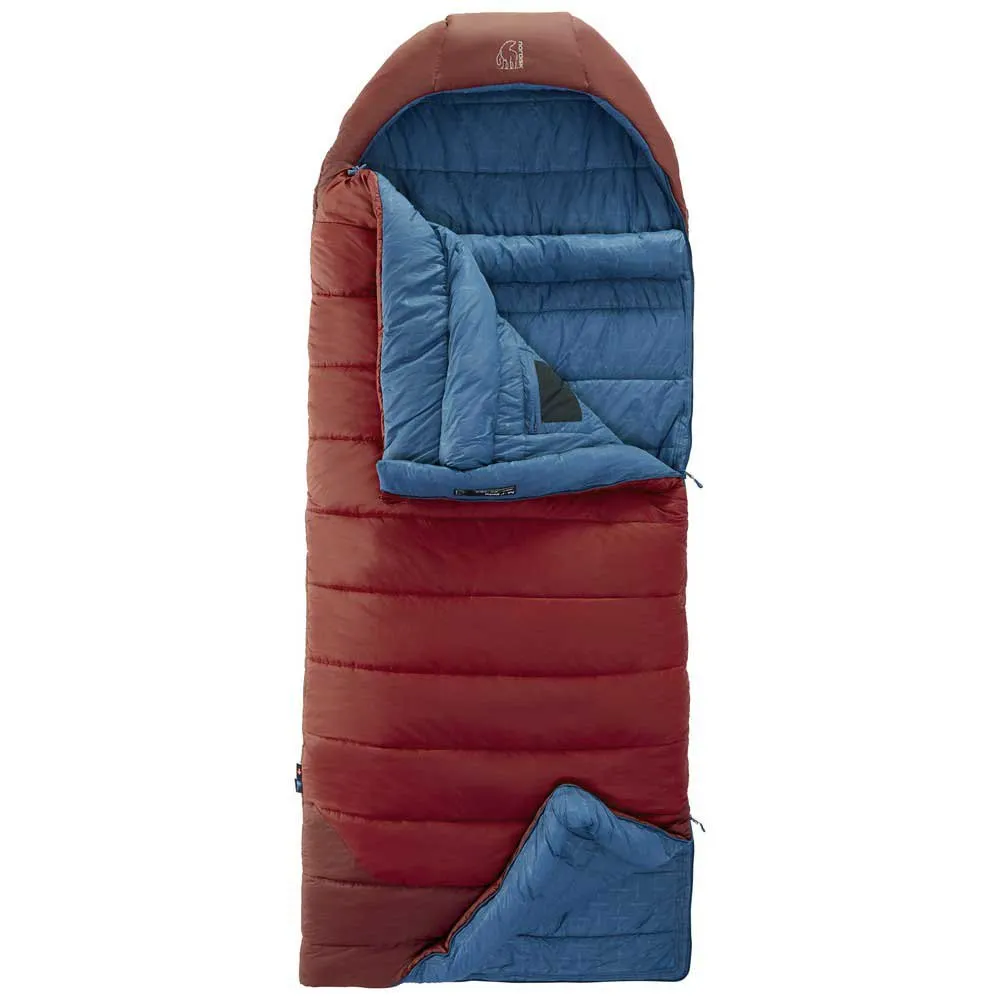 Nordisk Puk -2ºc Blanket Sovepose, Sun-dried tomato / majolica blue / syrah, Left Zipper Nordisk Puk -2ºc Blanket Sovepose, Sun-dried tomato / majolica blue / syrah, Left Zipper