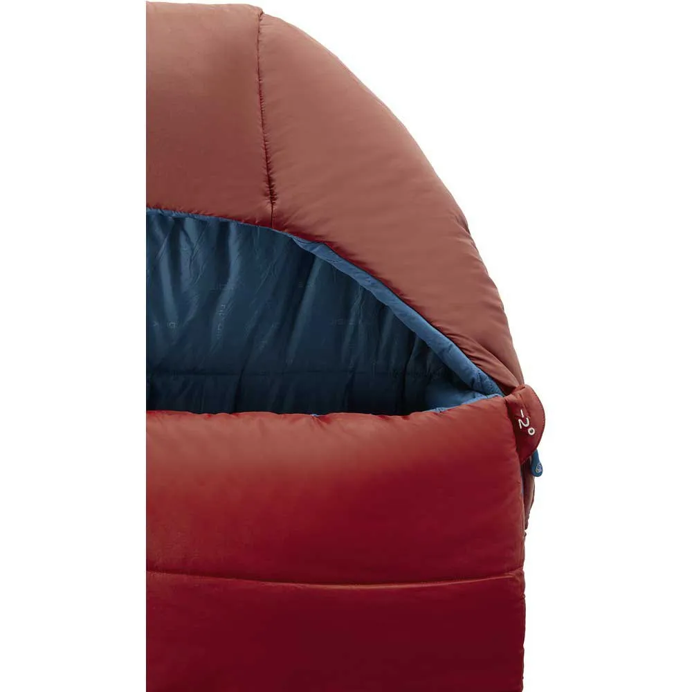 Nordisk Puk -2ºc Blanket Sovepose, Sun-dried tomato / majolica blue / syrah, Left Zipper Nordisk Puk -2ºc Blanket Sovepose, Sun-dried tomato / majolica blue / syrah, Left Zipper