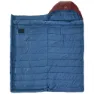 Nordisk Puk -2ºc Blanket Sovepose, Sun-dried tomato / majolica blue / syrah, Left Zipper
