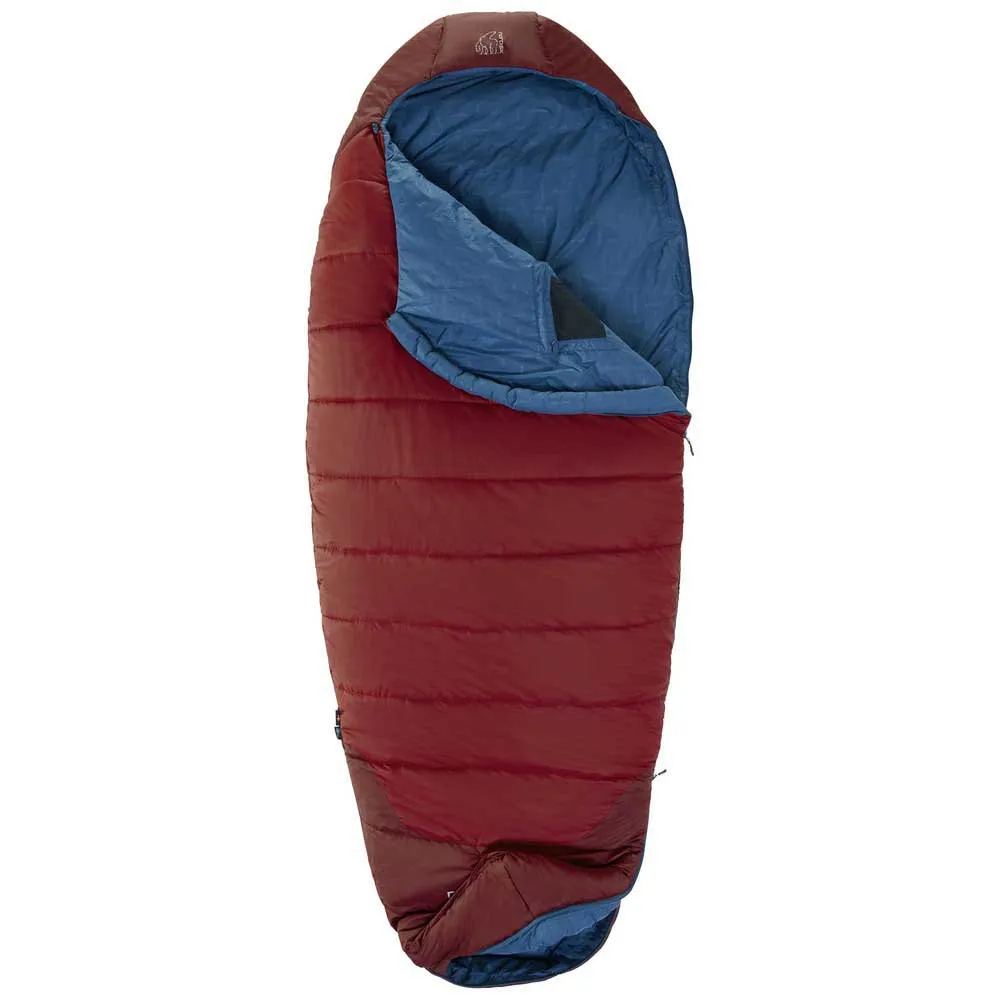 Nordisk Puk +4ºc Sovepose, Sun-dried tomato / majolica blue / syrah, Left Zipper Nordisk Puk +4ºc Sovepose, Sun-dried tomato / majolica blue / syrah, Left Zipper