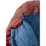 Nordisk Puk +4ºc Sovepose, Sun-dried tomato / majolica blue / syrah, Left Zipper