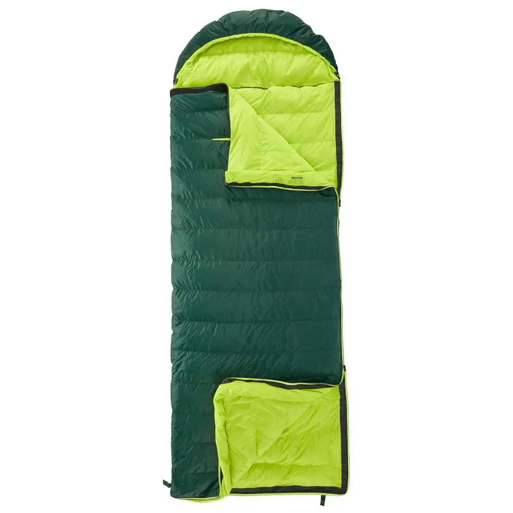 Nordisk Tension Brick 400 Sovepose, Scarab / lime, Left Zipper