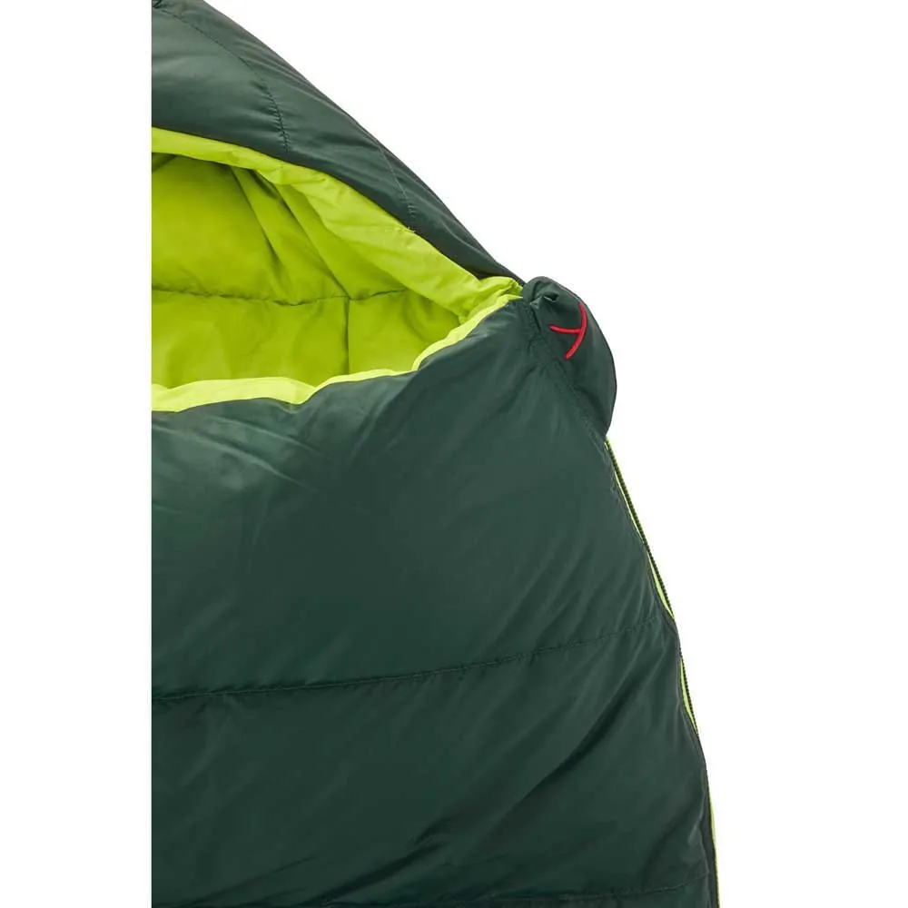 Nordisk Tension Comfort 800 Sovepose, Scarab / lime, Left Zipper
