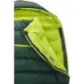 Nordisk Tension Comfort 800 Sovepose, Scarab / lime, Left Zipper