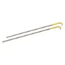 Nordisk Titanium Tooth Teltstang 6 Enheter, Silver / yellow, One Size