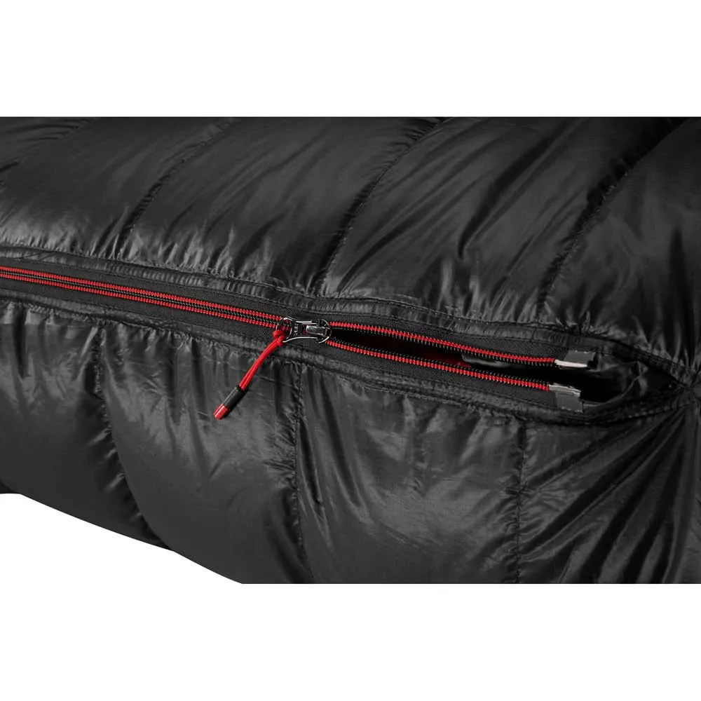 Nordisk Vib 400 Sovepose, Black / fiery red, Left Zipper Nordisk Vib 400 Sovepose, Black / fiery red, Left Zipper