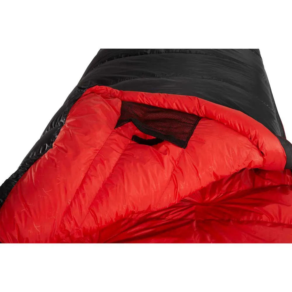 Nordisk Vib 400 Sovepose, Black / fiery red, Left Zipper Nordisk Vib 400 Sovepose, Black / fiery red, Left Zipper