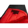 Nordisk Vib 400 Sovepose, Black / fiery red, Left Zipper
