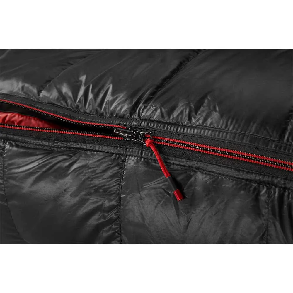 Nordisk Vib 600 Sovepose, Black / fiery red, Left Zipper Nordisk Vib 600 Sovepose, Black / fiery red, Left Zipper