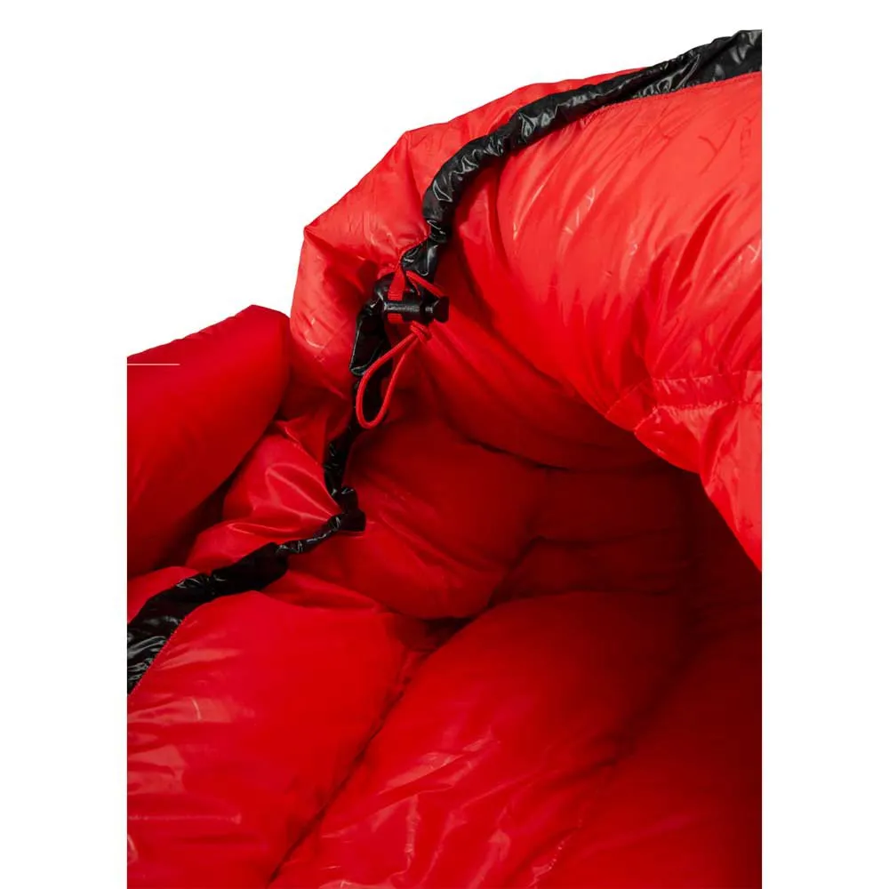 Nordisk Vib 800 Sovepose, Black / fiery red, Left Zipper Nordisk Vib 800 Sovepose, Black / fiery red, Left Zipper