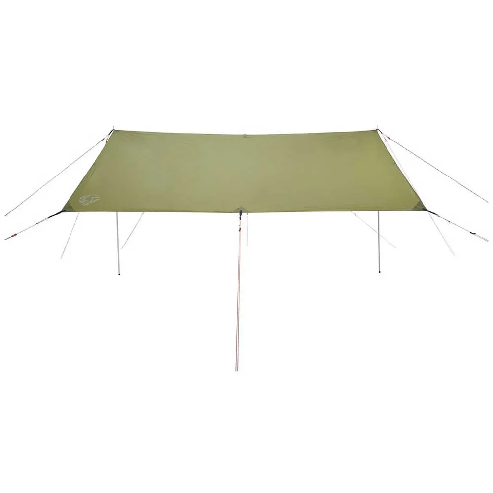 Nordisk Voss 9 Pu Presenning, Dark olive, 310 x 285cm