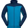 Norrøna Falketind Warmwool2 Stretch Zip Hood Ms, Hawaiian surf/indigo night 2