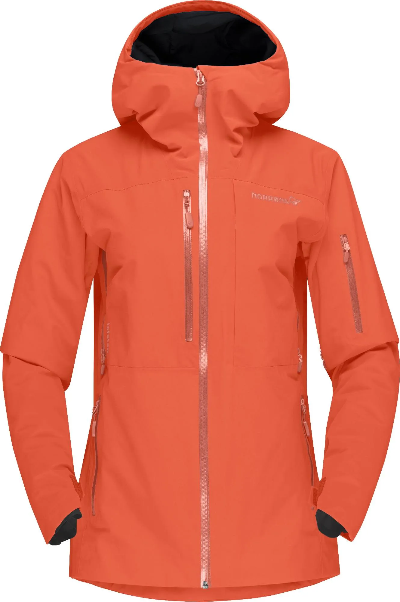 Norrøna Lofoten GTX Insulated Jacket Ws, Orange alert Norrøna Lofoten GTX Insulated Jacket Ws, Orange alert