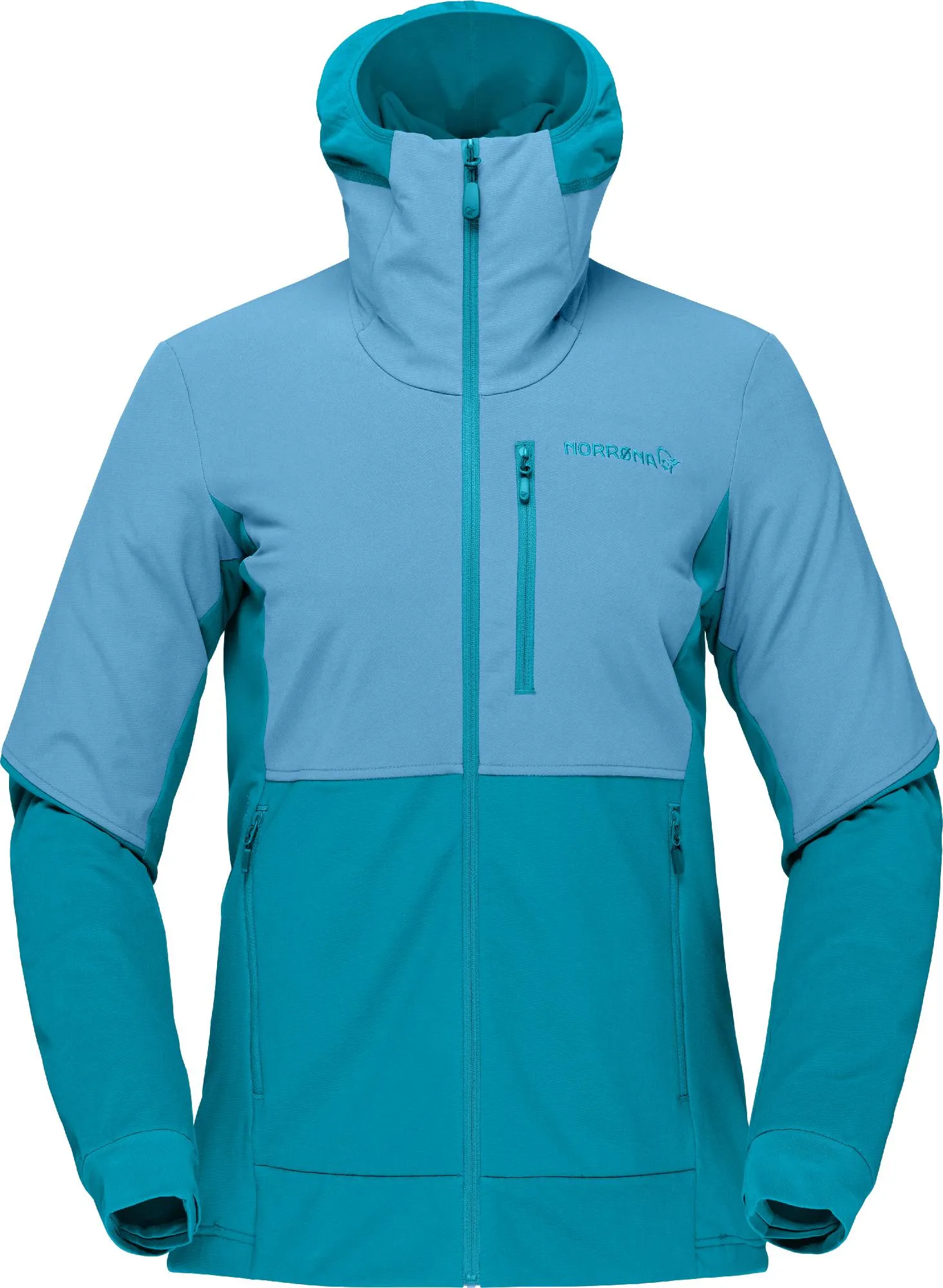 Norrøna Lofoten Hiloflex200 Hood Ws, Aquarius/hawaiian surf