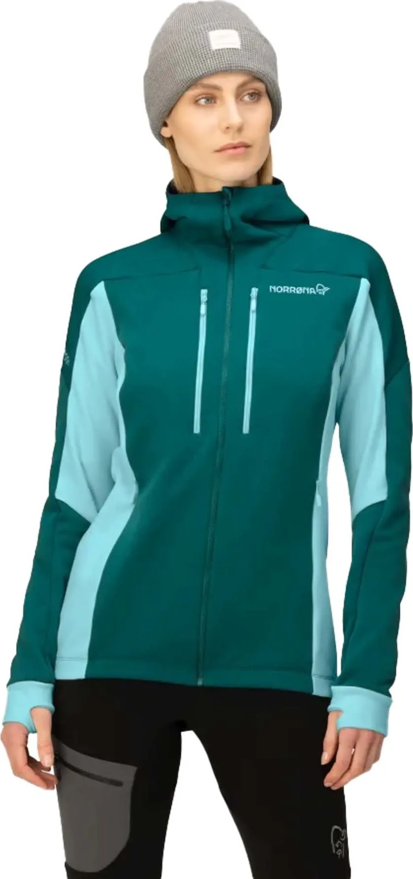 Norrøna Women's Trollveggen Powerstretch Pro Zip Hood