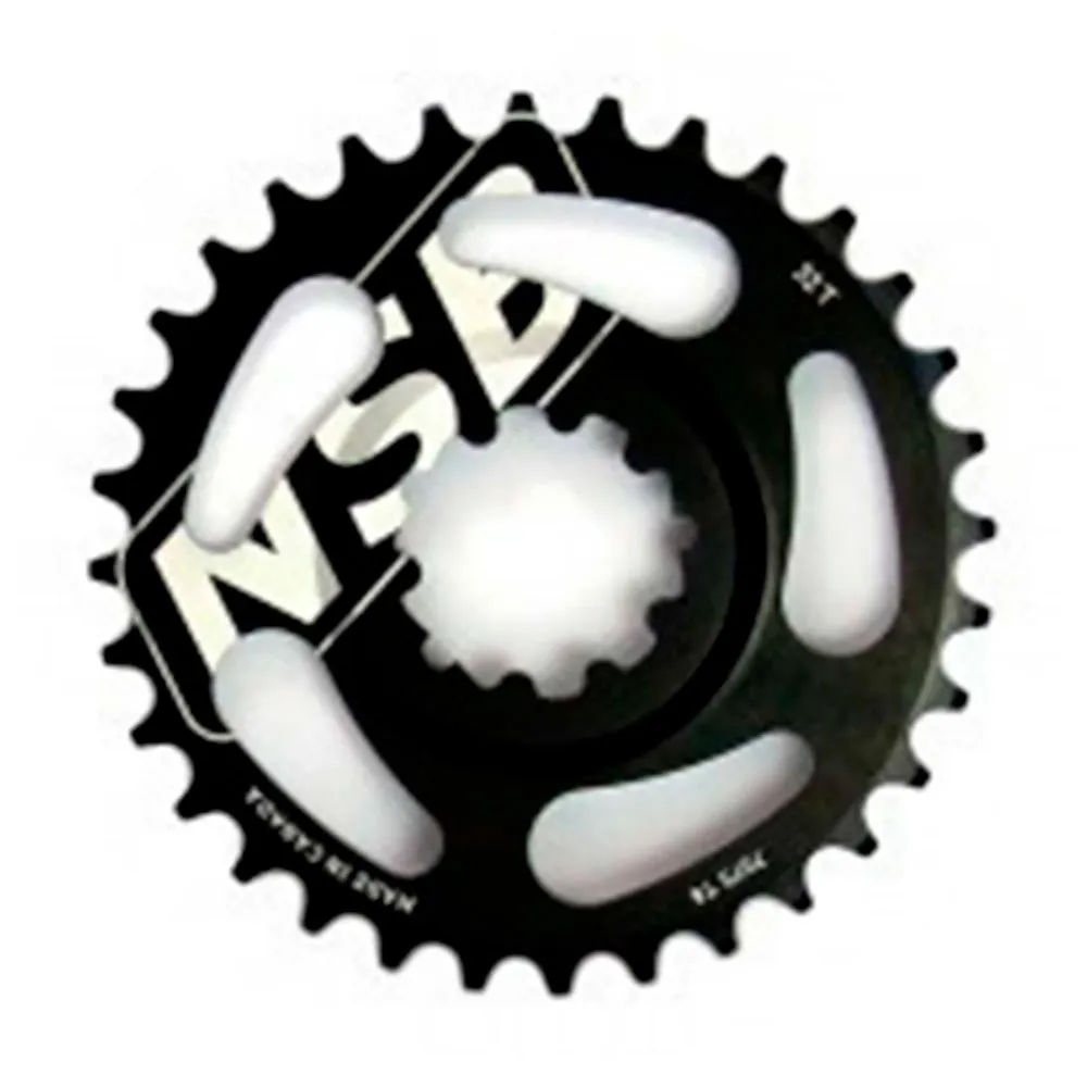 NORTH SHORE BILLET Gxp Kjettingring, Black, 32t NORTH SHORE BILLET Gxp Kjettingring, Black, 32t