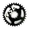 NORTH SHORE BILLET Gxp Kjettingring, Black, 32t
