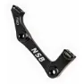 NORTH SHORE BILLET Pm-is 180 Mm Adapter For Bakre Skivebremseklave, Black, One Size
