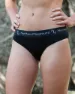 Northern Playground Pantie Ws Organic Wool & Silk, Black