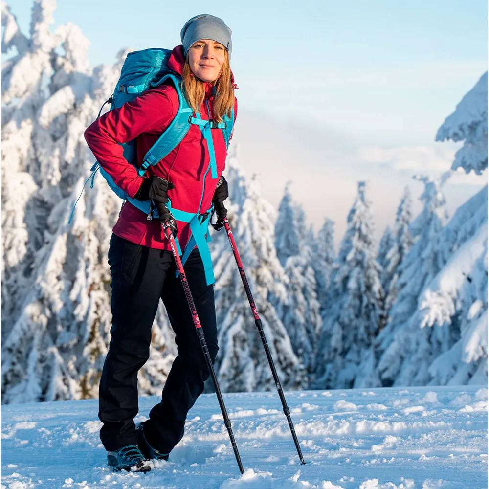 Northfinder All Terrain Spaserstokker, Red, 65-135cm Northfinder All Terrain Spaserstokker, Red, 65-135cm