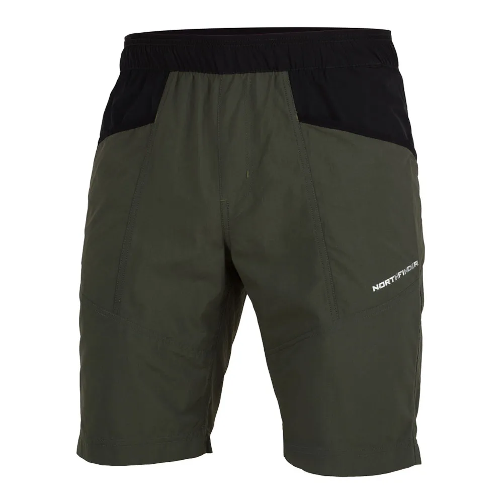 Northfinder Arno Shorts, Black / darkgreen Northfinder Arno Shorts, Black / darkgreen