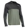 Northwave Edge Langarmet Enduro-sykkeltrøye, Black / green forest, L