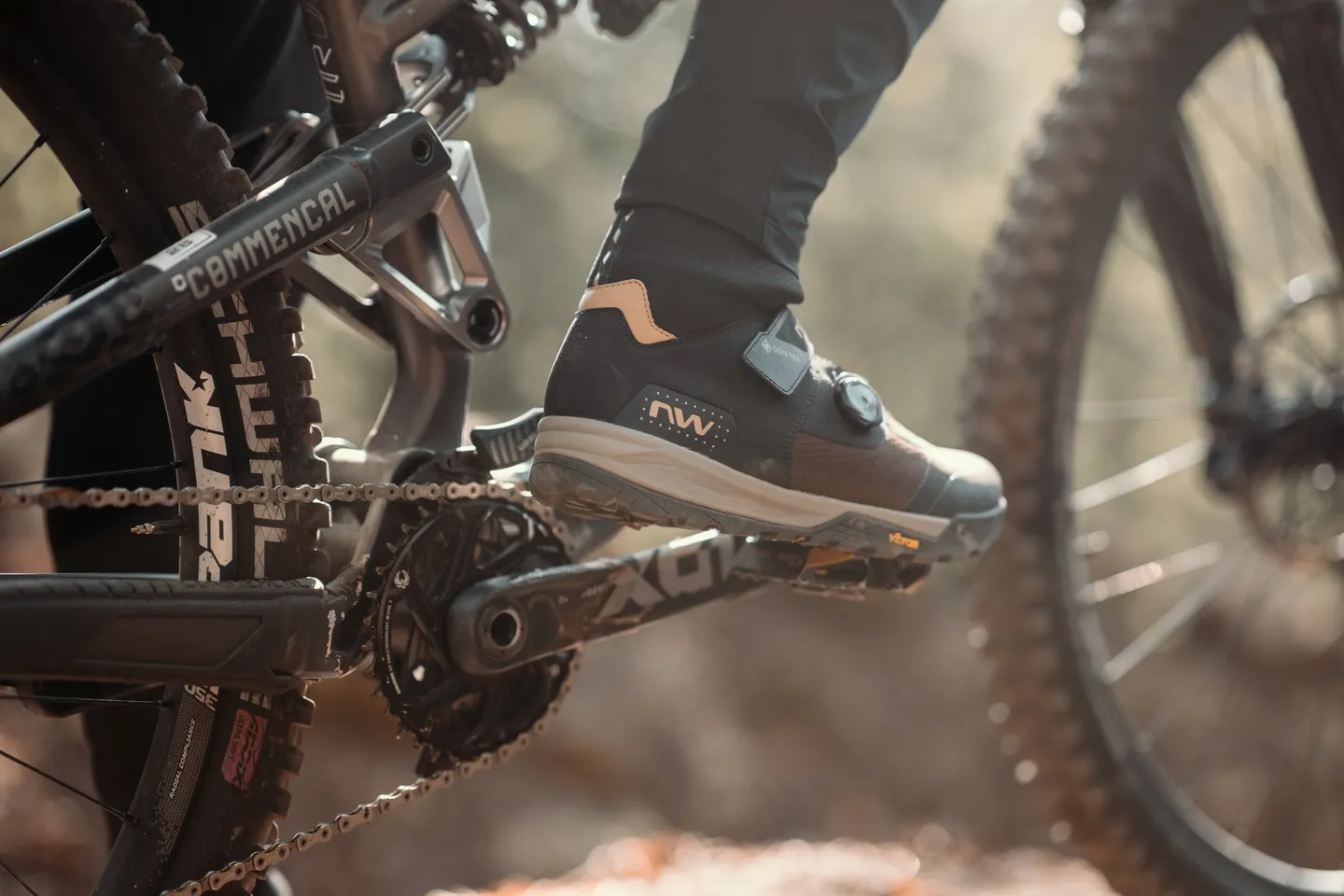 Northwave KingRock Plus GTX Vintersko, Sort/gul Northwave KingRock Plus GTX Vintersko, Sort/gul