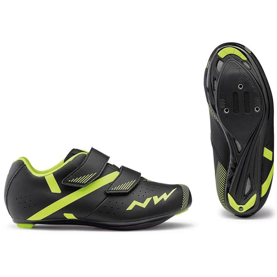 Northwave Torpedo 2 Landeveissykkelsko, Black / fluo yellow