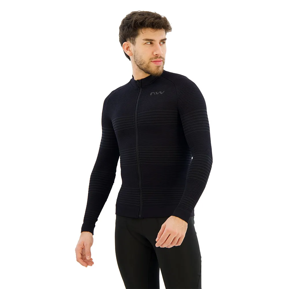 Northwave Trip Knit Langermet Trøye, Black, S Northwave Trip Knit Langermet Trøye, Black, S