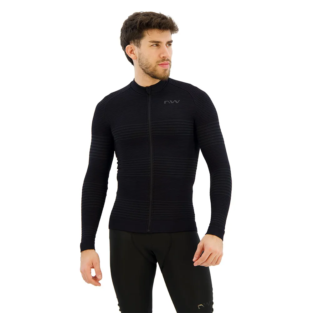 Northwave Trip Knit Langermet Trøye, Black, S Northwave Trip Knit Langermet Trøye, Black, S