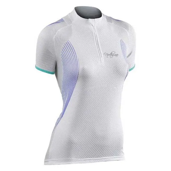 Northwave Vitamin Kort Ermet Trøye, White / purple, M Northwave Vitamin Kort Ermet Trøye, White / purple, M