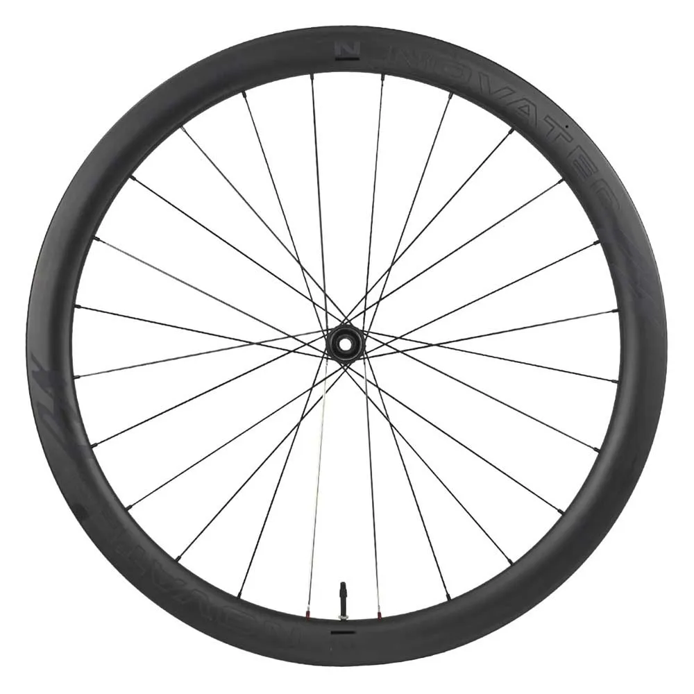 Novatec R4 Disc Cl Pro Tubeless Landeveishjulsett, Black, 12 x 100/142mm, Shimano/Sram HG